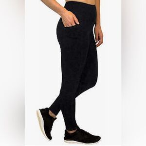 Spyder Activewear, exercise performance high rise legging black. Sz large.